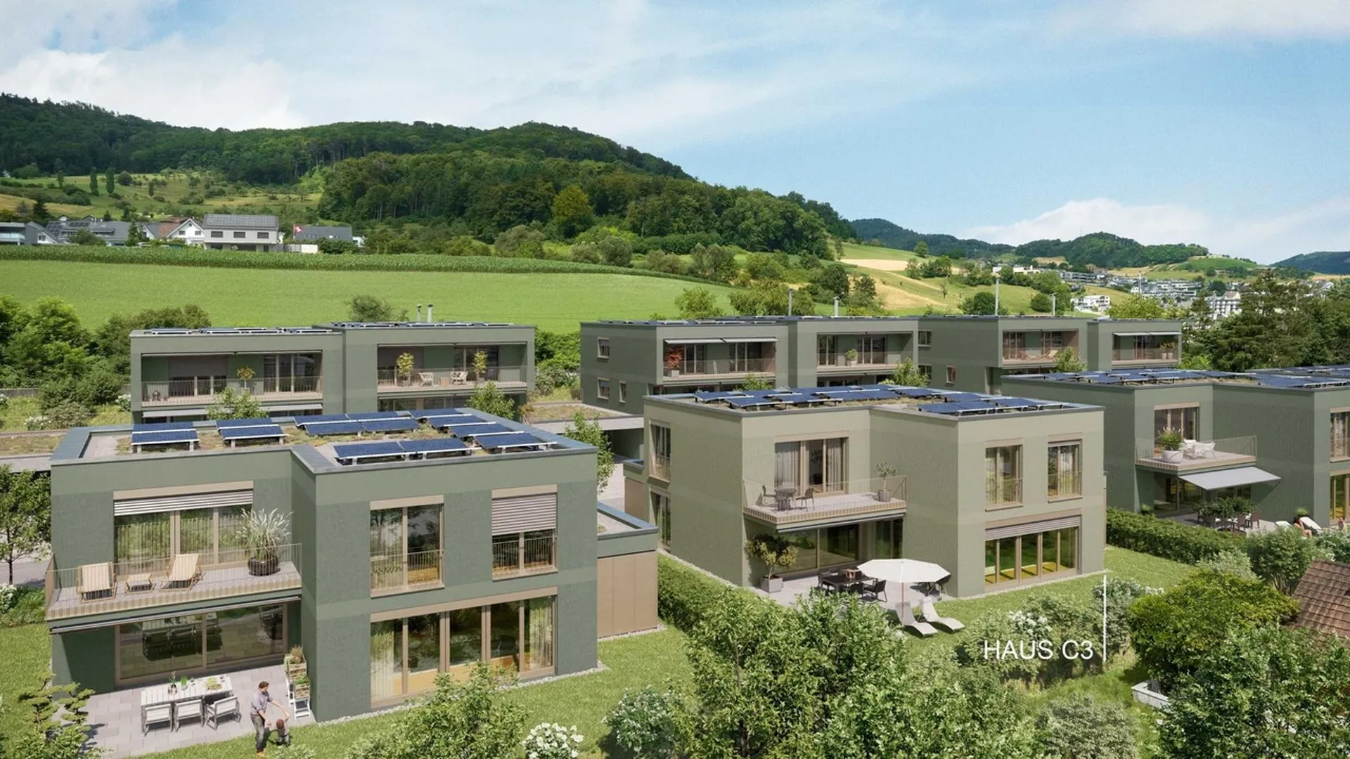 Baubewilligtes Projekt Gemsacker: 6.5-Zimmer-Einfamilienhaus C5