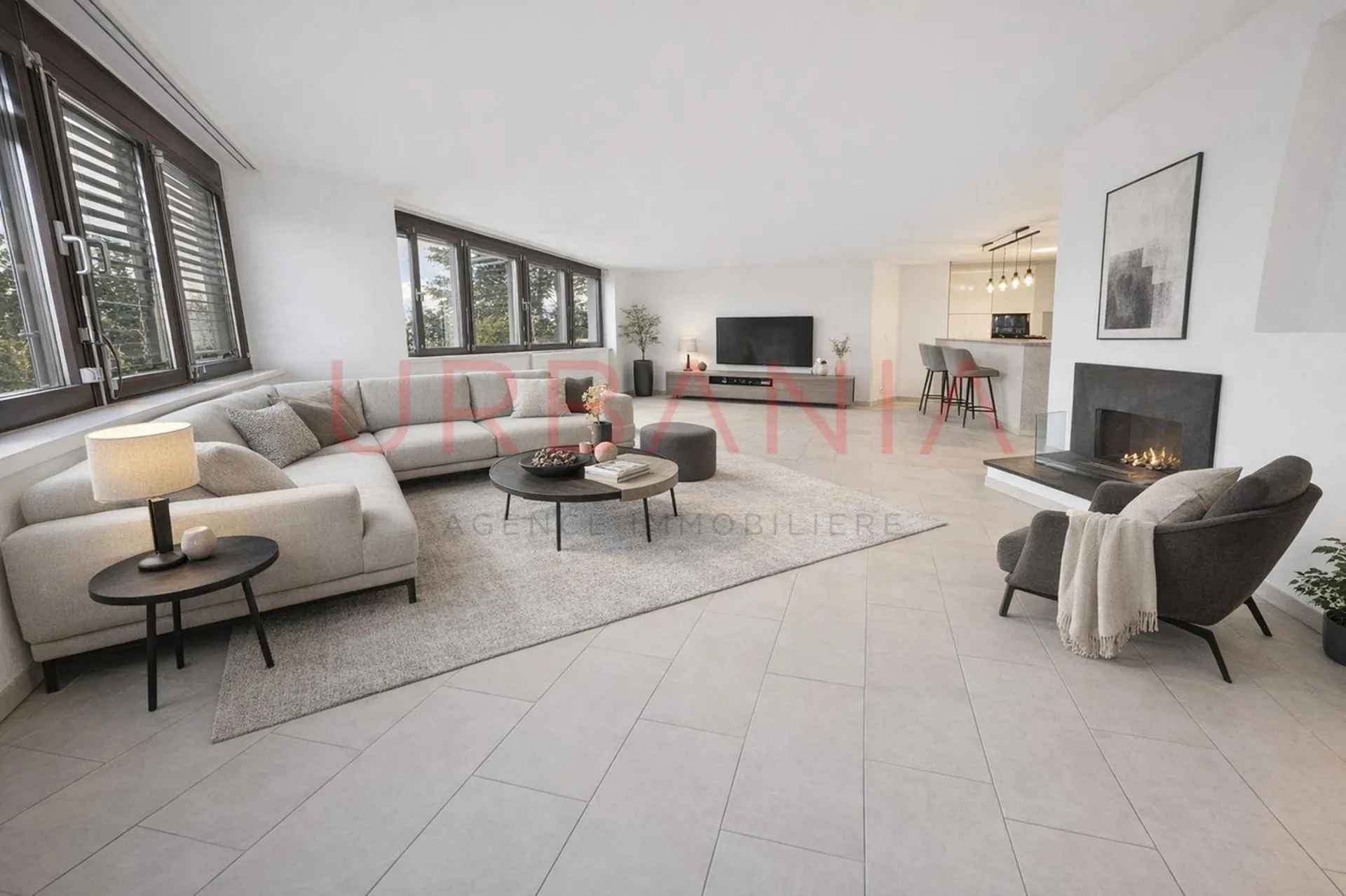 Superbe appartement de 5,5 pièces avec vue sur le lac Léman