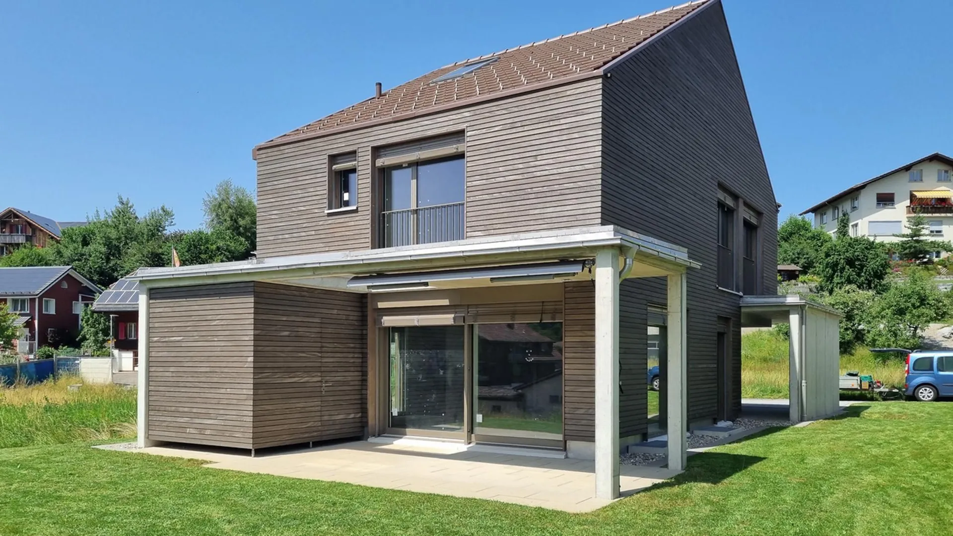 Freisehendes Einfamilienhaus - 4.5 Zimmer  -> Neubau