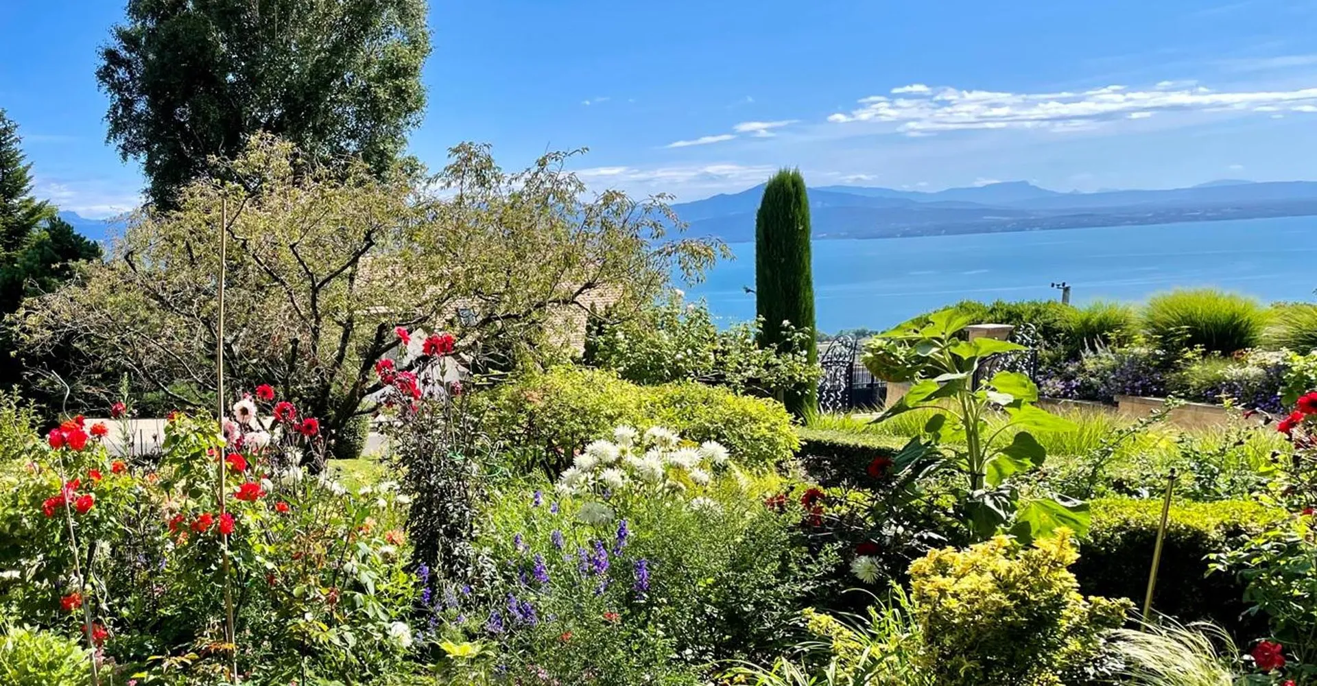 Magnifique villa individuelle meublée avec splendide vue sur le lac à Féchy