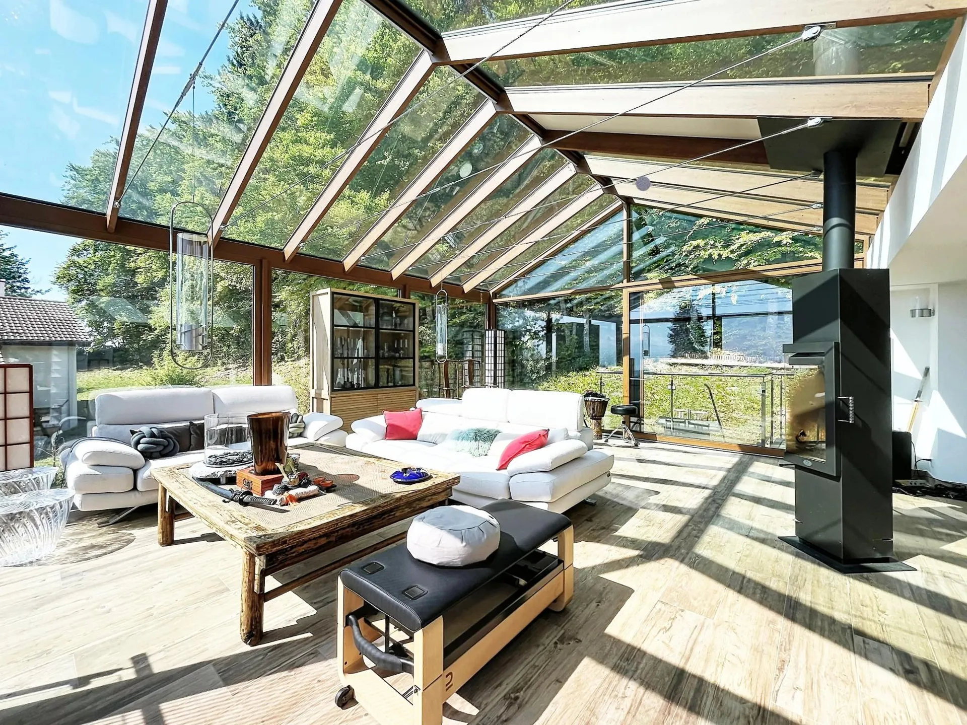 Vue panoramique exceptionnelle ? Villa familiale avec spacieuse véranda
