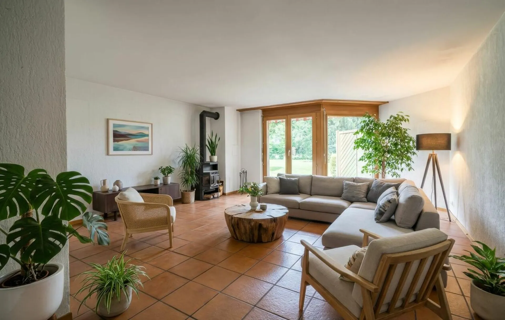 Duplex-Gartenwohnung zu verkaufen