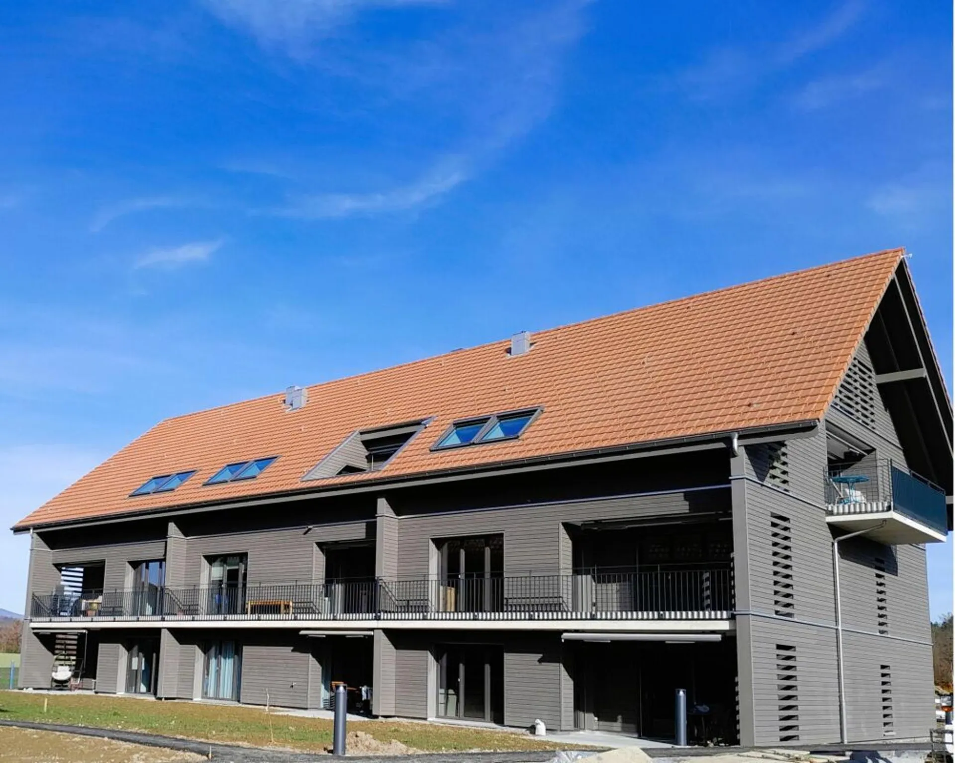 Traumhafte 5.5- Zi- Dachwohnung mit Galerie in der neuen Überbauung "Hübsche Mätteli" an ruhiger und zentraler Lage