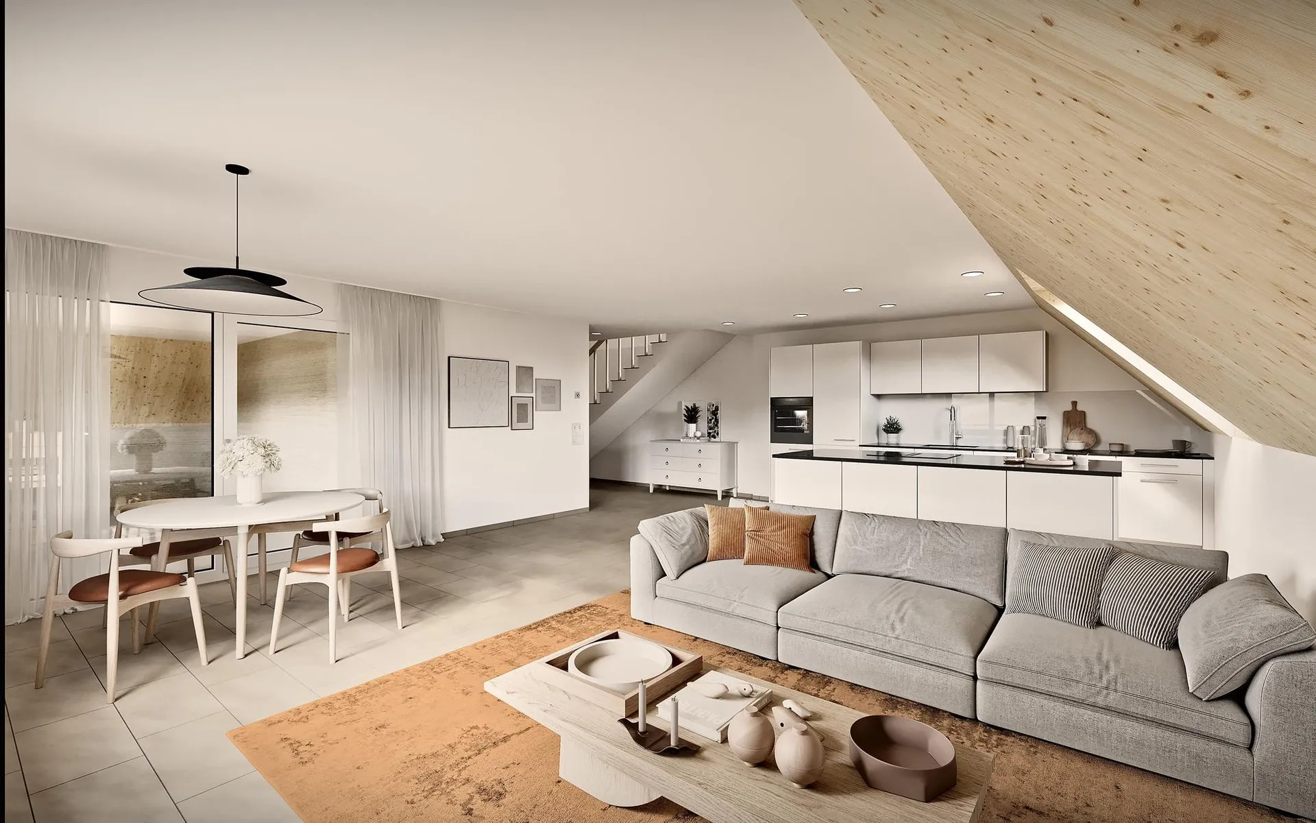 4.5-Zimmer-Maisonette in Stüsslingen stilvoll, hell und durchdacht