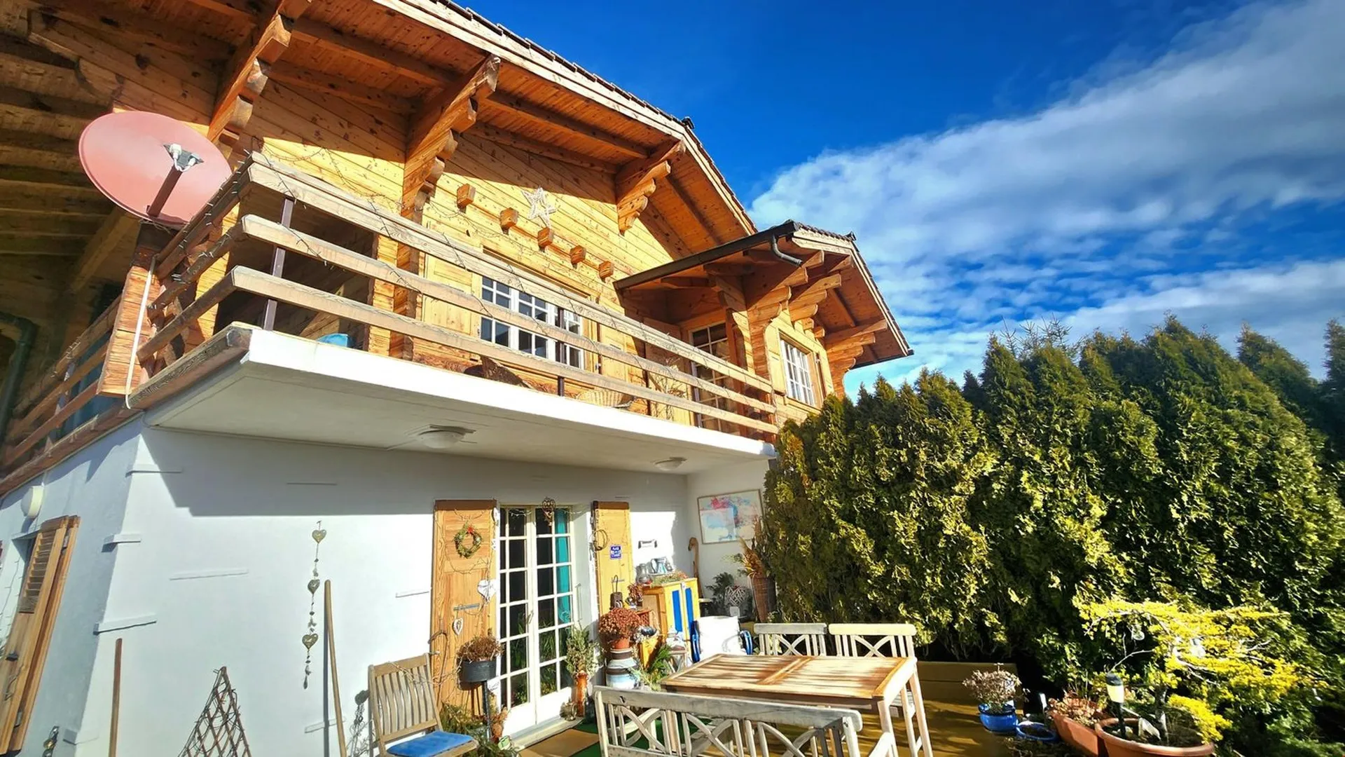 Valais central, magnifique chalet avec vue paradisiaque, situation de premier ordre, tranquillité