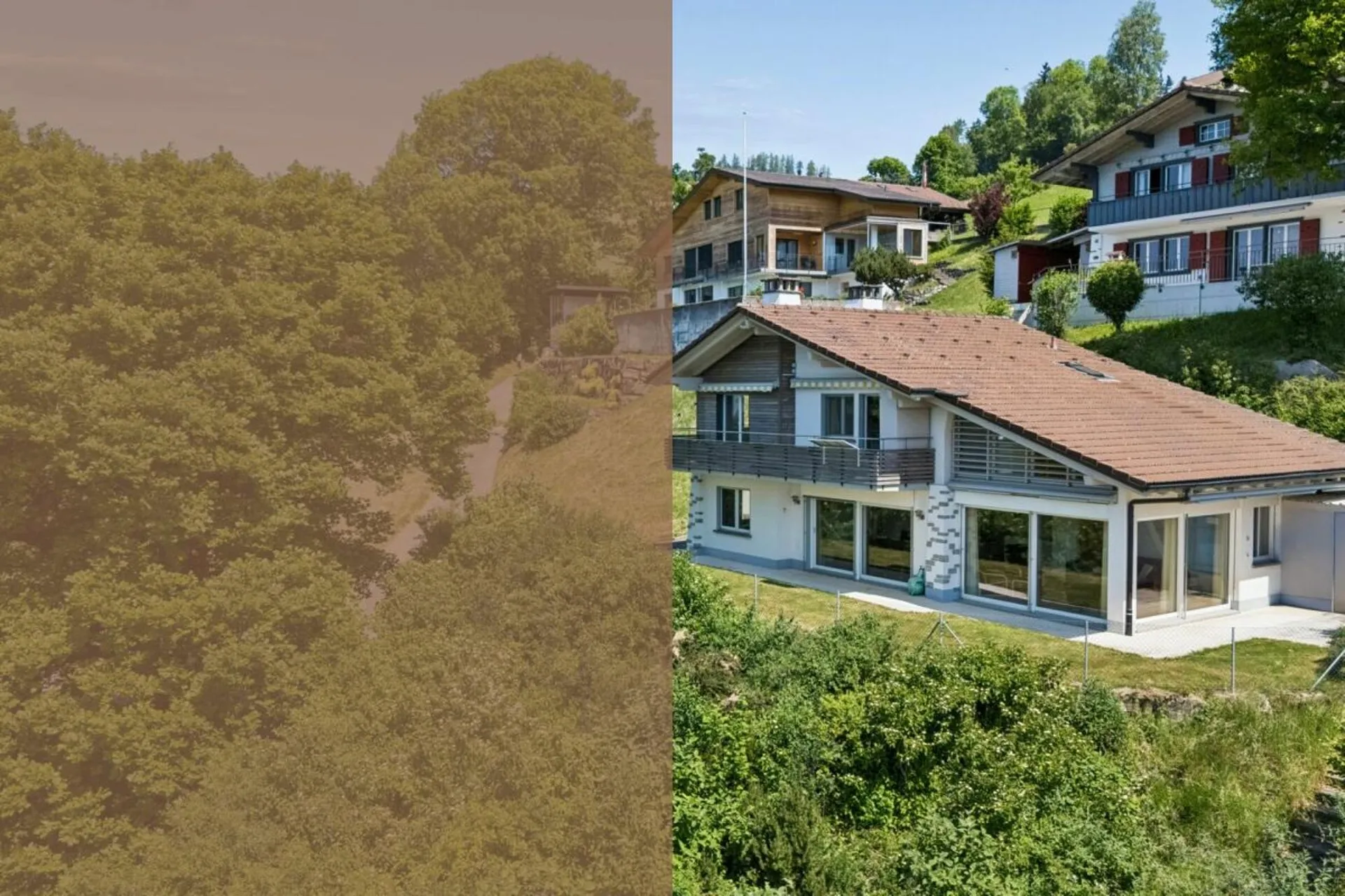 Casa vacanze esclusiva con vista panoramica in una posizione molto richiesta ad Aschlen ob Gunten