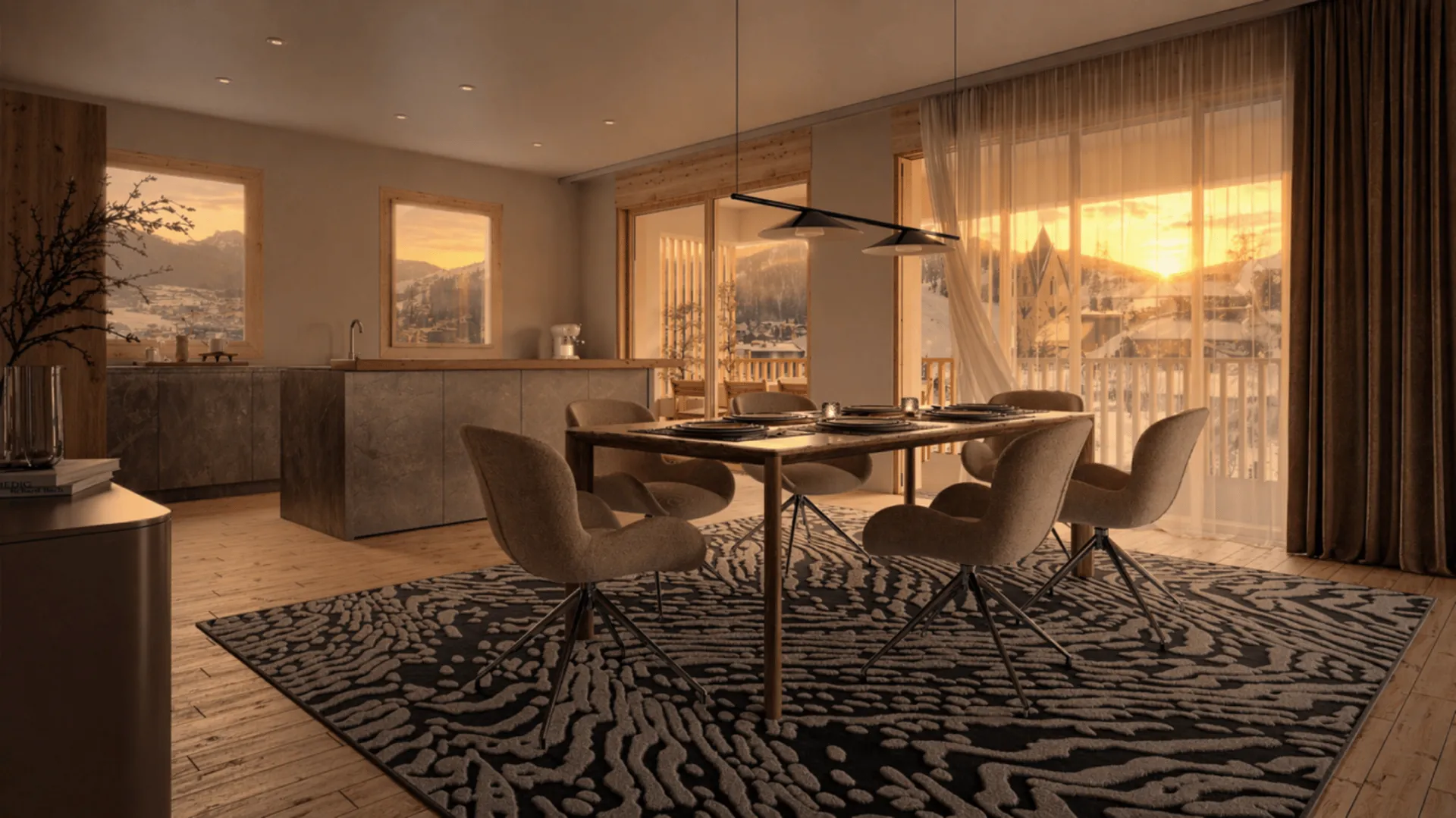 Ankommen, durchatmen, geniessen - Design & Alpenpanorama