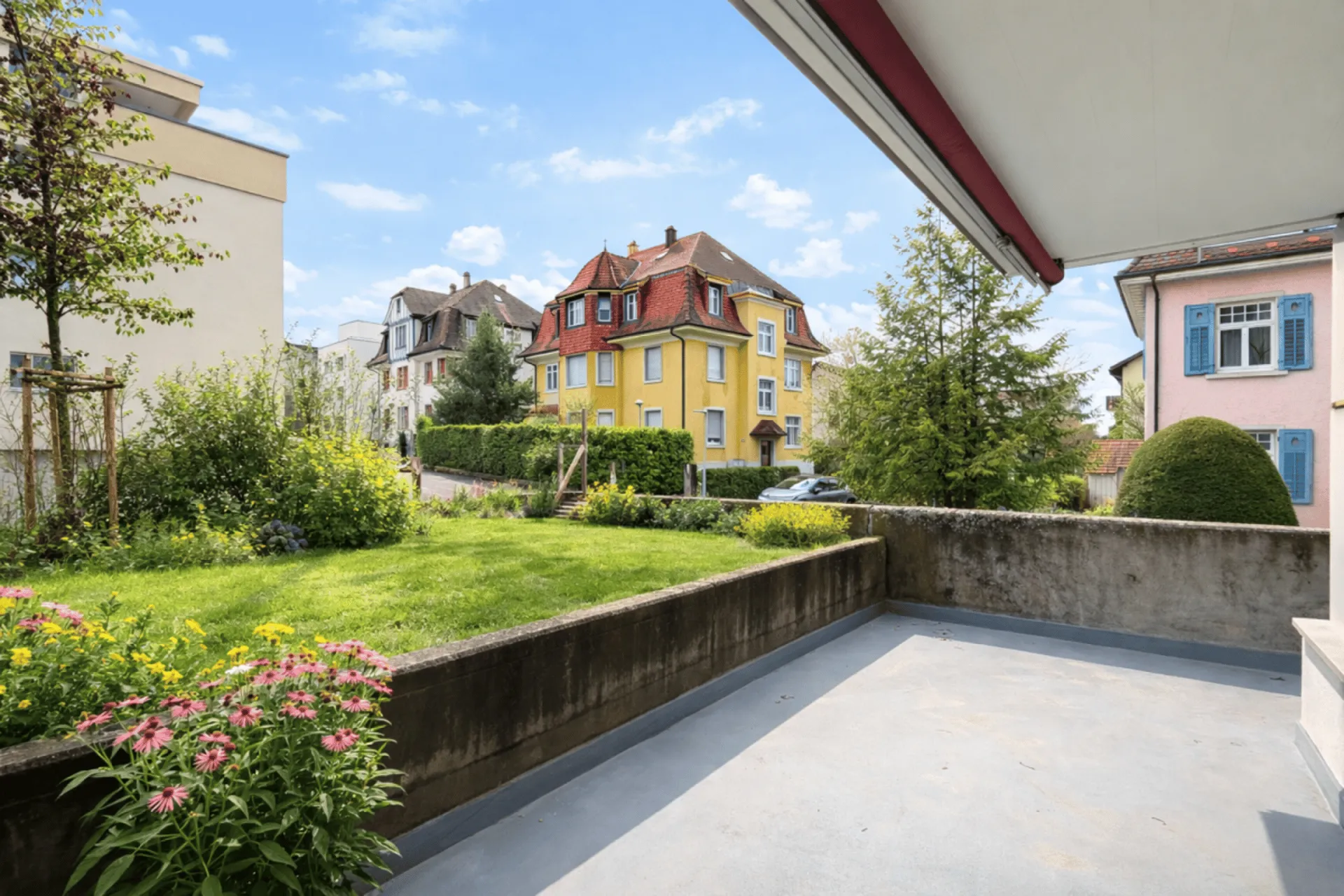 Gartenwohnung mit Seesicht