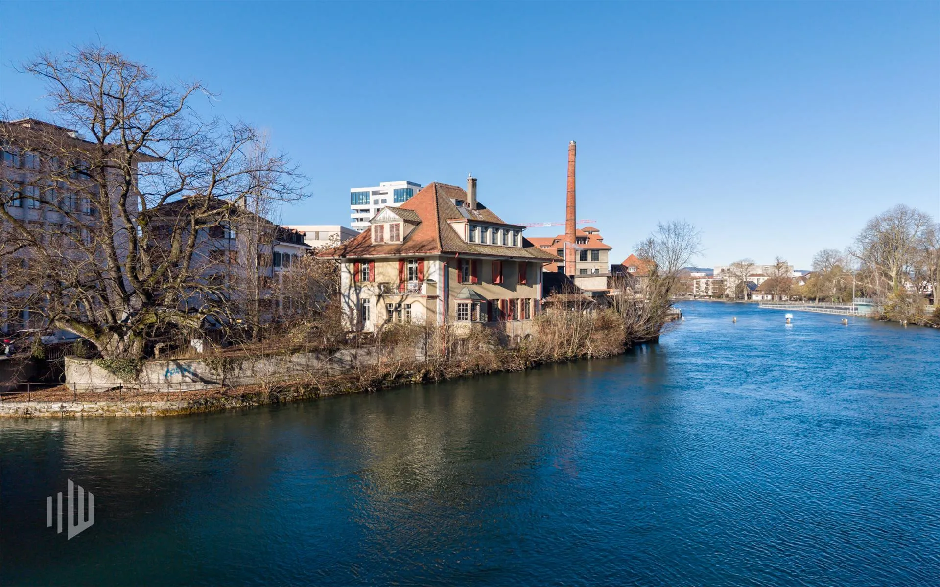ImmoWyss -  Ehemalige Direktorenvilla «Zur Schützenlinde» an der Aare