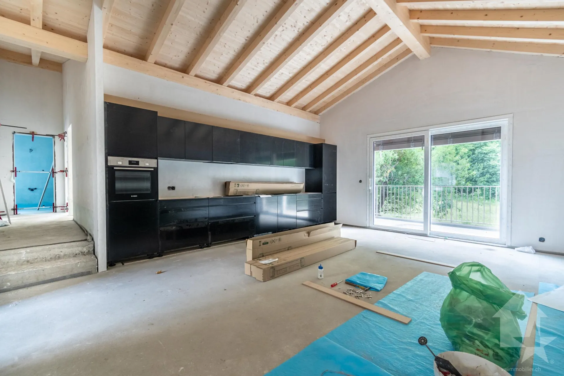 Epinassey, appartement 5.5 pcs en attique
