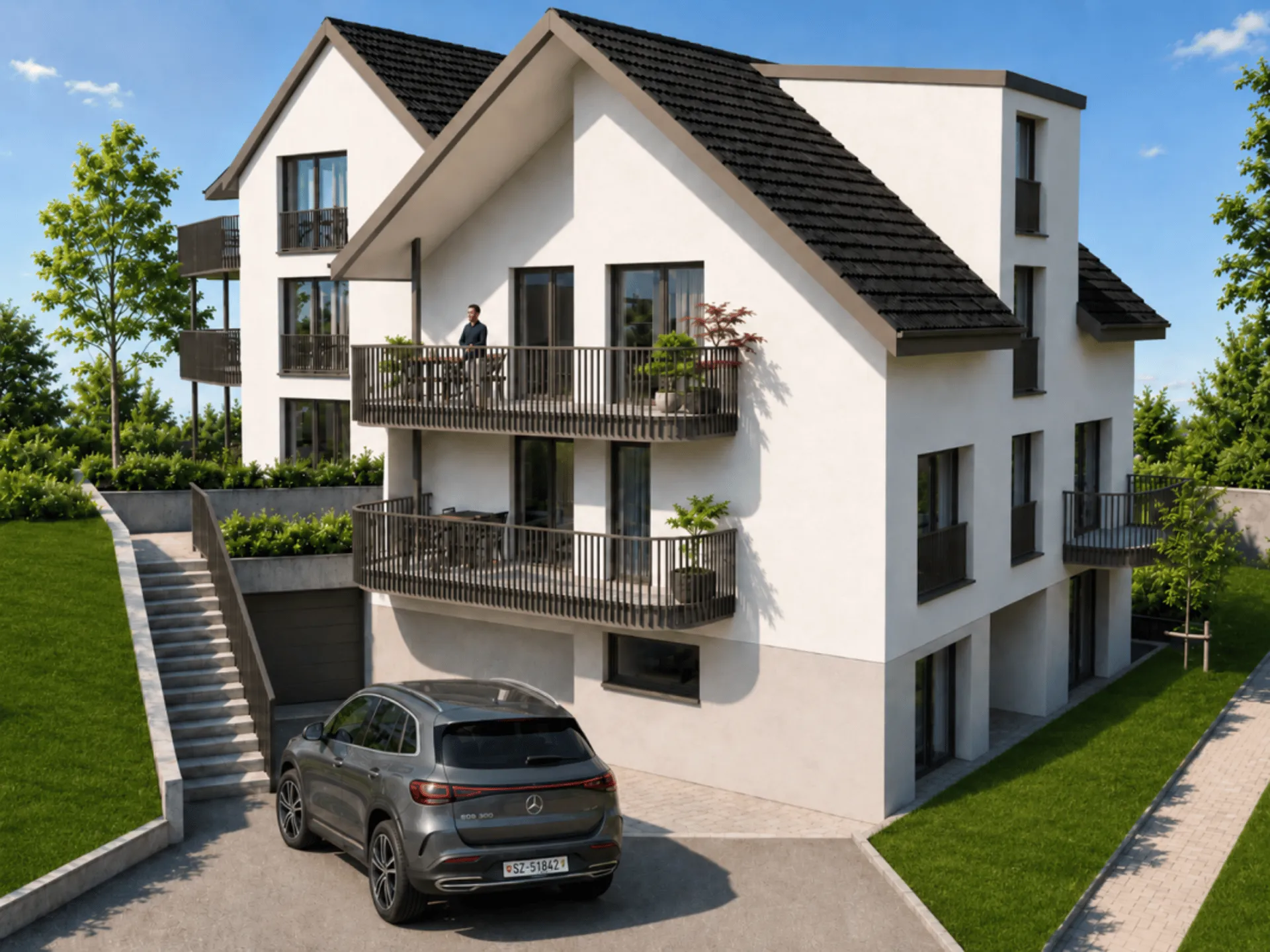 Erstvermietung: Stilvolle 3.5-Zimmer-Neubauwohnung an Top-Lage!