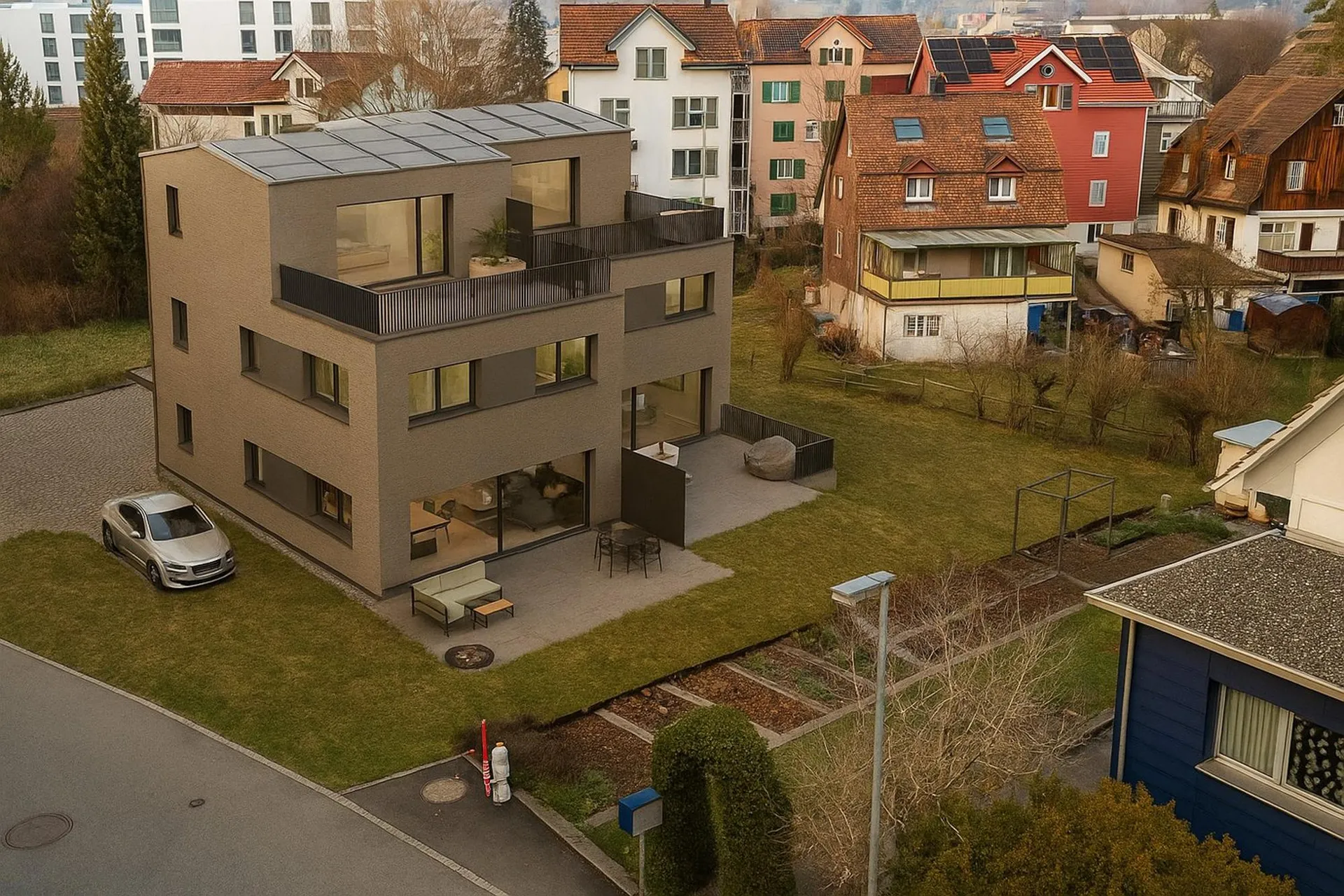 Neubau Haushälfte (Haus Süd) - Ihr neues Zuhause in ruhiger, zentraler Lage in Wald ZH