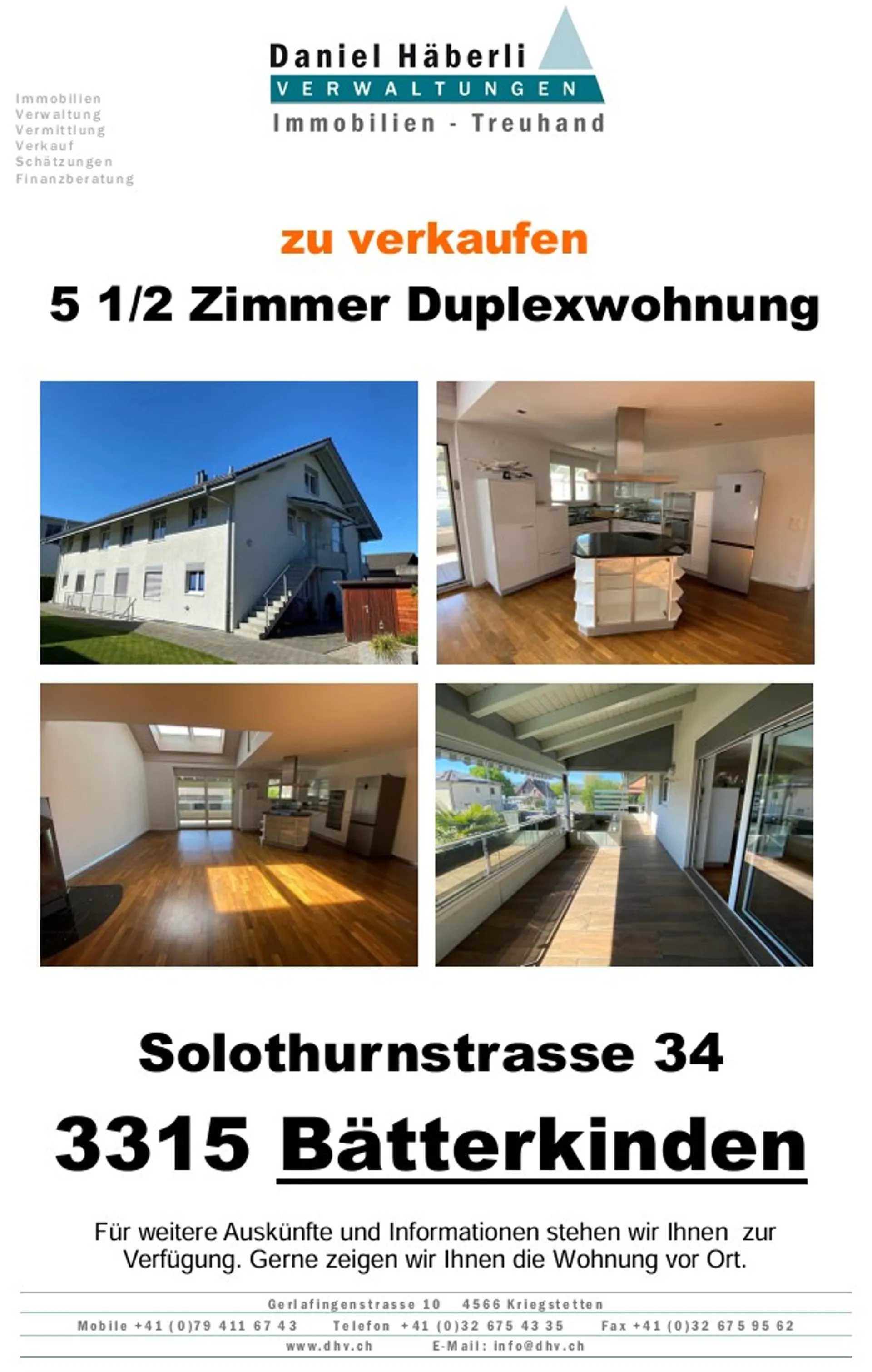 Moderne 5.5-Zimmer-Duplex-Wohnung in Baetterkinden