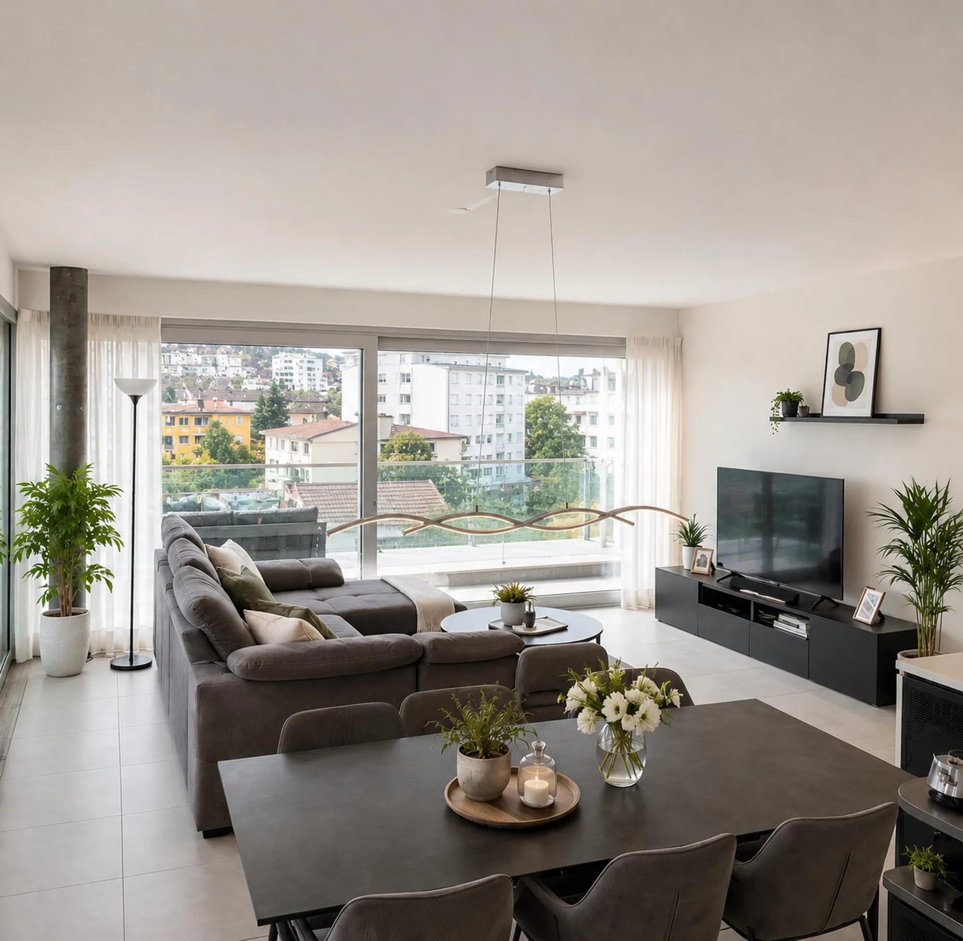 Moderno appartamento di 3.5 locali con terrazza a Bellinzona