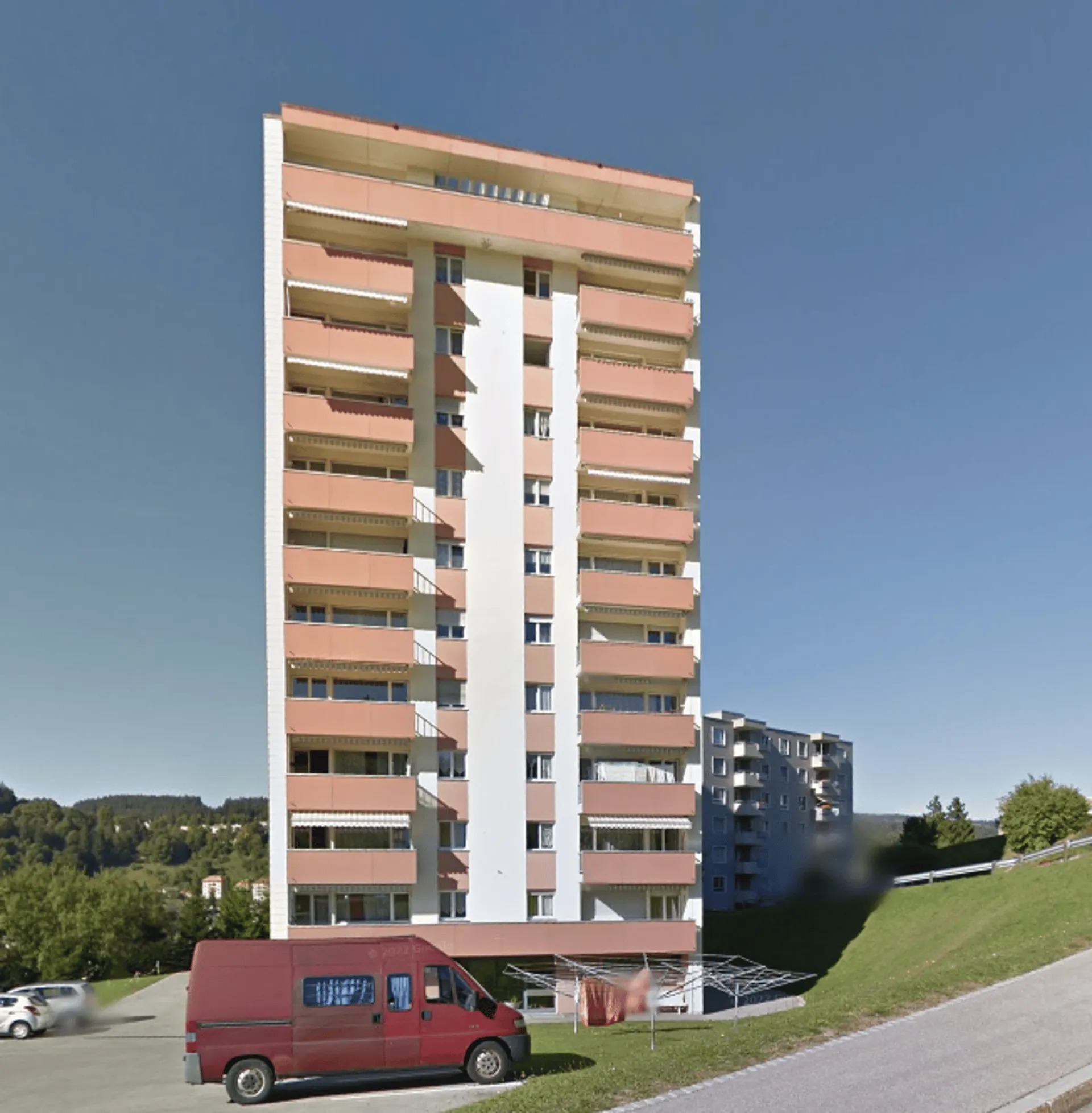 Appartement de 3 pièces bien entretenu avec vue imprenable!