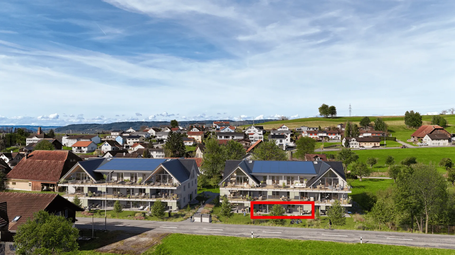 Helle 3.5 Zimmer-Wohnung im Erdgeschoss mit Gartenanteil von 246 m2