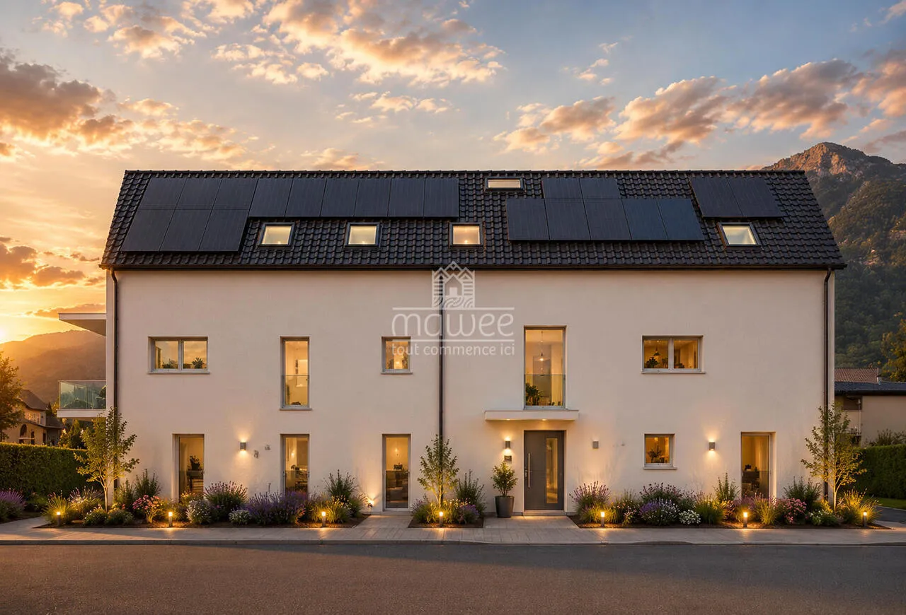 Charmant 2,5 pièces neuf avec terrasse et jardin privatif