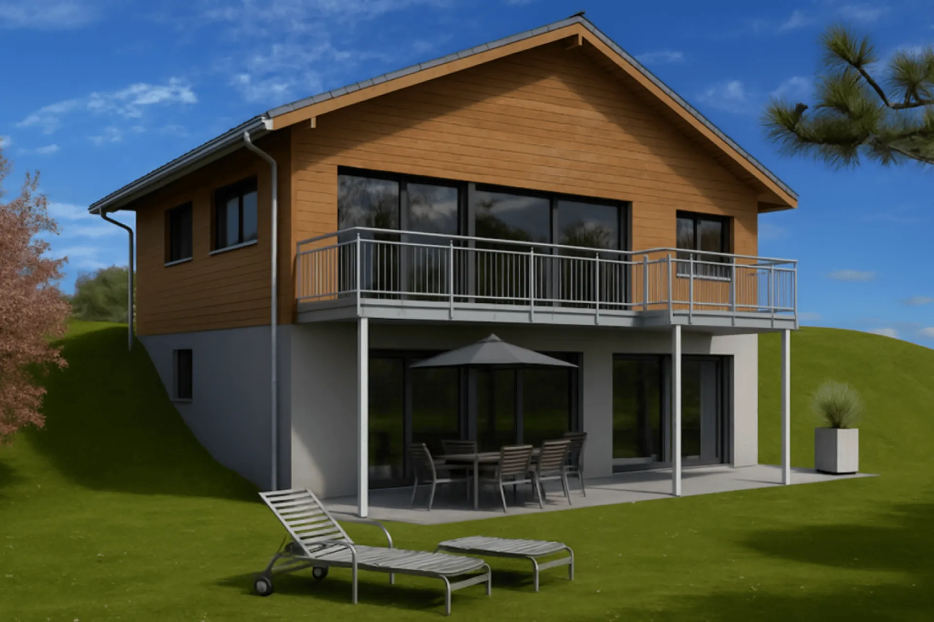 Neubau, 6.5 Zimmer Einfamilienhaus mit Weitsicht